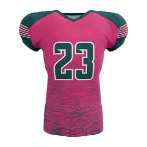Nouveaux maillots de football américain 2026 respirants 100 % polyester sublimés, personnalisables avec design gratuit, séchage rapide pour adultes - Product Image 5