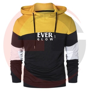 เสื้อกันหนาวมีฮู้ดสำหรับผู้ชาย,เสื้อสวมศีรษะสีพื้นแบบสั่งตัดอบอุ่นแฟชั่น - Product Image 1