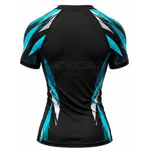 Vêtements de sport confortables à usage quotidien avec design imprimé personnalisé, rashguard BJJ extensible et léger - Product Image 2