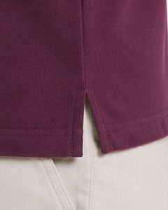 Purple Men Polo Shirt Short Sleeve Cotton Pique Fabric Casual Plain Design Turn <b>Down</b> Collar Custom Summer Classic Polo T Shirt - Product Image 3