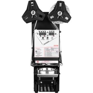 Macchina Sigillatrice Automatica per Bicchieri Alti 180 mm, 500-650 Bicchieri/Ora, Sigillatrice Elettrica per Tè con Bicchieri da 90/95 mm - Product Image 1