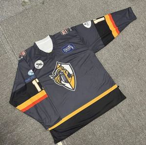 Camisetas de hockey por sublimación, uniformes de entrenamiento de equipo personalizados para hombres y mujeres, estilo de camisa OEM para ropa de hockey sobre hielo - Product Image 1