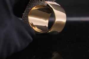 Anillo de Diamantes Plateado en Plata 925 para Hombre, Corte Brillante Redondo, Estilo Hiphop, Joyería para Fiesta - Product Image 2