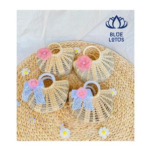 Bolso Tote de Jacinto de Agua POPULAR PICK 2026 para la Playa y Viajes Casuales, Tejido de Fibra Duradero, Material Seguro y Limpio - Product Image 1