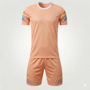 Customized Color High Quality Soccer Uniform 100 Percent Polyester Soccer Uniform Team Wear Soccer Uniform Hot Selling <b>Cheap</b> - Product Image 1