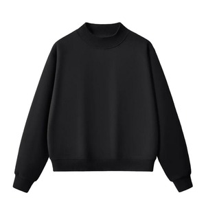 Suéter de Punto con Cuello Redondo para Hombre, Diseño a Rayas de Color Sólido, Corte Regular, Informal, para Otoño, 100% Algodón - Product Image 4