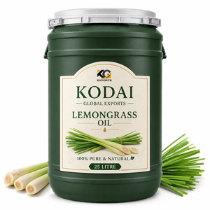 Aceite Esencial de Limoncillo de Tamil Nadu 100% Puro y Natural de Primera Calidad, Destilado al Vapor, para Aromaterapia y Cuidado Facial, Kodai Global Export - Product Image 1
