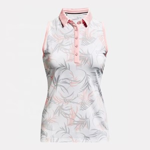 Haut de sport sans manches pour femme en jersey de spandex, personnalisé, séchage rapide, idéal pour le golf - Product Image 1