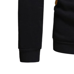 Sudadera con capucha para hombre, corte ajustado, con bloques de color, con bolsillo, manga regular, tejida, informal, para otoño, servicio OEM. - Product Image 4