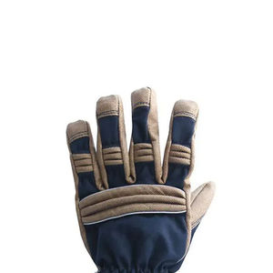 Gants de sapeur-pompier en cuir, isolants thermiquement, ignifuges, pour le sauvetage et l'extrication, gants de sécurité haute performance - Product Image 4