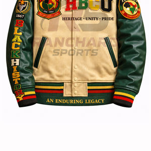 Veste universitaire légère pour homme HBCU, coupe confortable, veste universitaire personnalisée, veste de collège, veste universitaire sur mesure - Product Image 3