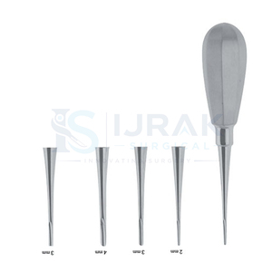 Ijrak Instrument chirurgical dentaire en acier inoxydable, outil d'extraction dentaire manuel à 3 griffes, poignée ergonomique, couleur argent, classe - Product Image 5