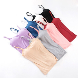 New Arrived Women's Sports Vests Fitness Yoga Singlet Tight and Comfortable Jersey Crop Tank <b>Tops</b> Regular Length Spaghetti Strap - Product Image 5