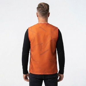 Chaqueta Impermeable para Barbería con Cierre, Sin Mangas, Tipo Bata - Product Image 2