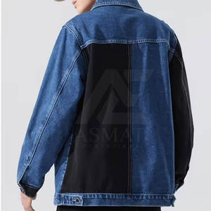 Veste en jean pour homme, coupe slim, classique, délavée, décontractée, boutonnée, manches longues, streetwear, vêtement d'extérieur - Product Image 6