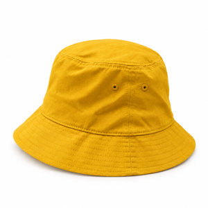 Chapeau Bob Sportif en Toile de Coton Jaune avec Bord Réglable, Pliable, pour Voyages en Plein Air, Protection Solaire Unisexe, Utilisation Quatre Saisons - Product Image 1