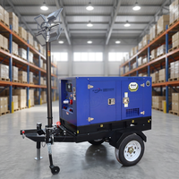 15KVA 20KVA 25KVA 30KVA 40KVA 50KVA Anhänger-Schweißgerät Lichtturm-Generator 220/380V Leise Dieselgeneratoren Set Stromerzeugungsanlage