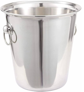 Cubos de hielo de acero inoxidable, 3 piezas en diferentes tamaños con asa, resistentes al óxido, para fiestas, ¡en oferta! - Product Image 4