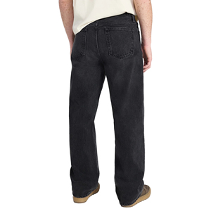 กางเกงยีนส์ทรงหลวมสไตล์วินเทจผ้าฝ้าย 100% ขายส่ง กางเกงสตรีทแวร์ลำลองขากว้างทรงหลวม กางเกงยีนส์สั่งทำพิเศษ กางเกงยีนส์ฟอกสี - Product Image 2