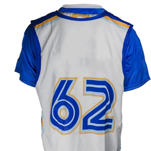 Maillot de lacrosse unisexe personnalisé imprimé par sublimation, en maille perforée, séchage rapide, imperméable, service OEM en gros - Product Image 6