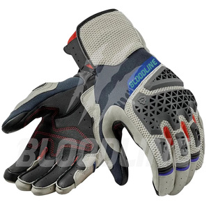 Guantes de Motocicleta BLOODLINE, Largos hasta la Muñeca, Transpirables, de PU, Deportivos, para Exteriores, Primavera/Otoño, Sin Forro, Negro y Bronceado - Product Image 2
