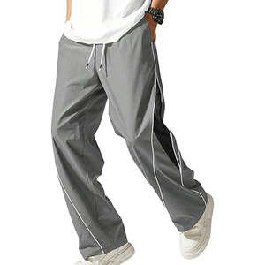เสื้อกันลมผ้าใบแฟชั่นสำหรับผู้ชายกางเกงวอร์มทรงหลวมน้ำหนักเบา - Product Image 6