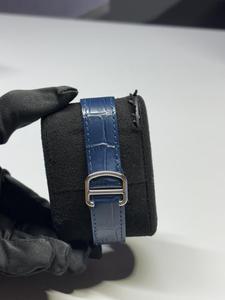 Nuevo Reloj de Cuarzo de Alta Calidad para Uso Diario, Estilo Simple, con Correa de Acero Inoxidable Azul y Cristal de Acero Inoxidable, Automático, Romano - Product Image 3
