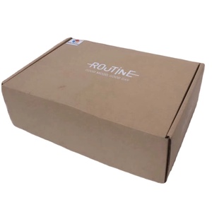 Private Label 3-Layer Corrugated Self-Erecting Carton Boxes Shoe Clothing <b>Packaging</b> Recycled <b>Materials</b> Customizable Offset - Product Image 4