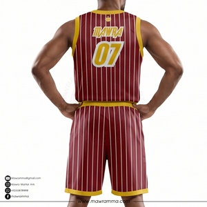 Maillot de basket personnalisé en sublimation pour équipe, séchage rapide, grande taille, anti-humidité, vêtements de sport pour hommes pour les équipes - Product Image 2