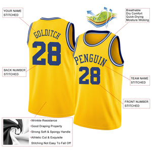 Maillots de basket-ball sur mesure pour hommes, maillot de basket-ball uni, vêtements de sport en polyester, chemises unisexes fabriquées au Pakistan, prix bas - Product Image 2