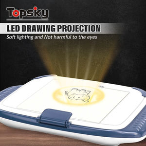Haute qualité en plastique <span class=keywords><strong>projecteur</strong></span> conseil <span class=keywords><strong>dessin</strong></span> jouets éclairer traçage Pad peinture Art Machine conseil jouets <span class=keywords><strong>pour</strong></span> enfants - Product Image 2