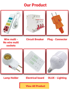 ขั้วต่อไฟฟ้า P42C 15A 250V เปลือกทองแดงความแข็งแรงสูงติดต่อภายใน - Product Image 3