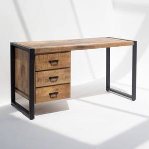 Escritorio de Madera Vandana Vesta Zentrix, Muebles de Oficina Modernos de Madera Maciza, Diseño Minimalista - Product Image 1