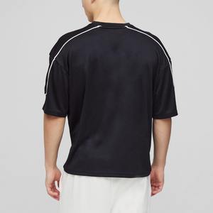 เสื้อยืดผู้ชายผ้าโพลีเอสเตอร์ผสมสแปนเด็กซ์ ขนาด EU 300GSM ทรงปกติ ระบายอากาศได้ดี แห้งเร็ว เหมาะสำหรับออกกำลังกาย  รับผลิตตามสั่ง หลายสี - Product Image 6