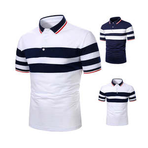 เสื้อกอล์ฟแฟชั่นใหม่ ผ้าฝ้าย 100% ขายส่ง เสื้อโปโลใหม่ เสื้อโปโลชาย แขนครึ่ง พร้อมปักลายพิมพ์ตามสั่ง - Product Image 5