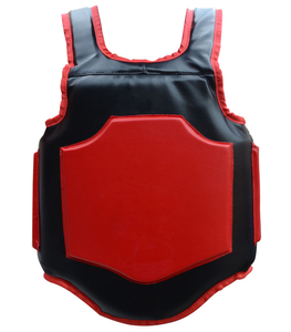 เสื้อเกราะป้องกันอกสำหรับชกมวย MMA ยี่ห้อ Lawd Sports สีขาว ทำจาก PVC/หนัง/PC ลายเป้าหมายสีน้ำเงิน ระบายอากาศได้ดี ปรับขนาดได้ ออกแบบตามสั่ง สำหรับฝึกซ้อม - Product Image 6