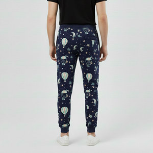 กางเกงวอร์มพิมพ์ลายคุณภาพสูงสำหรับผู้ชาย สวมใส่สบายมีสไตล์ เหมาะสำหรับกิจกรรมกลางแจ้ง - Product Image 6