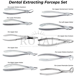 Juego de fórceps pediátricos para dentistas hemostáticos con kit de herramientas dentales Herramientas quirúrgicas de acero inoxidable - Product Image 2