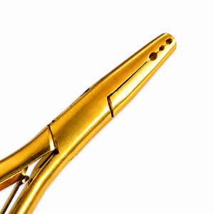 Gold <b>Hair</b> Extension Pliers Metal <b>Tool</b> for Installation and <b>Removal</b> - Product Image 2