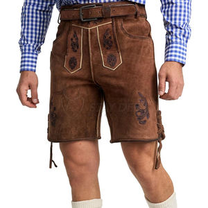 Auténticos pantalones cortos Lederhosen de piel de cabra Mountain Heritage, hechos a mano, estilo tradicional alemán. - Product Image 6