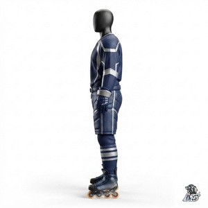 Tenue de hockey sur roulettes pour hommes : Maillot de performance, short, chaussettes, ensemble d'entraînement, vêtements de sport athlétiques de qualité supérieure, construction durable - Product Image 4
