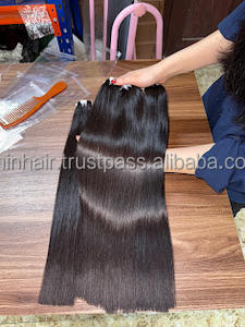 Pour Genius trame usine prix de gros pour brut 100% Remy naturel vietnamien Extensions de cheveux os droit en vrac cheveux humains - Product Image 4