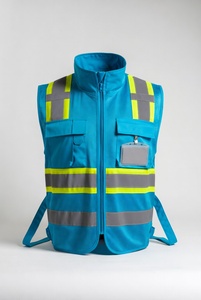 Chaleco de Seguridad Reforzado para Hombre, Ajustable, de Alta Visibilidad, para Construcción - Product Image 2