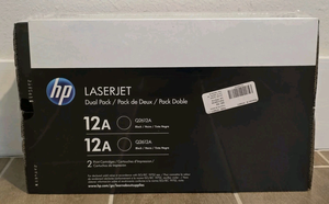 Cartuchos de Tóner Negros Originales HP 12A, Paquete de 2, Q2612AF - Product Image 2