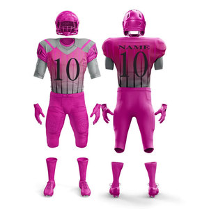 Uniforme de Fútbol Americano de Último Estilo, Personalizable, 100% Poliéster, Transpirable, de Secado Rápido, Antibacteriano, Calidad Premium - Product Image 1