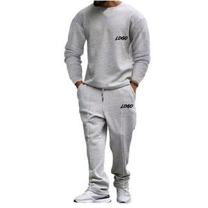 Econex-Survêtement de sport privé respirant avec logo personnalisé 2025 coton 80% polyester à manches longues-Survêtement de jogging pour hommes-20% - Product Image 6