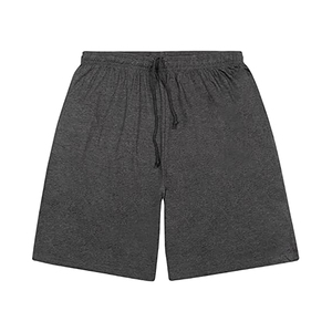 Shorts Bermuda en Coton Uni pour Homme avec Cordon de Serrage à la Taille, Décontractés, Respirants, Tricotés, Taille Mi-Haute – En Vente en Ligne - Product Image 1