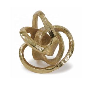 Figurine Design Moderne Sculpture Abstraite Aluminium Maison Moderne Sculpture De Table Bureau Métal Fabriqué Cadeau De Mariage Sculpture - Product Image 4