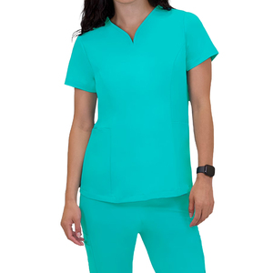 Conjunto de Uniforme Médico Unisex Estilo 2025: Blusa con Cremallera y Pantalones Jogger Elásticos de Poliéster para Hospital, Venta al por Mayor, Moda Médica - Product Image 1