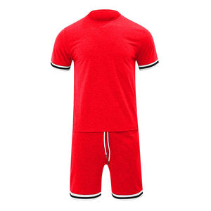 Conjunto de Camiseta y Pantalones Cortos de Verano para Hombre, Manga Corta, con Logotipo Personalizado, Transpirable, de Secado Rápido, Informal - Product Image 4
